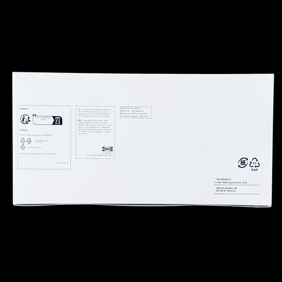 IKEA VINTERFINT Bauble Glass Tree Ornaments Red 2 1/4" (8 Ornaments) - Picture 3 of 3